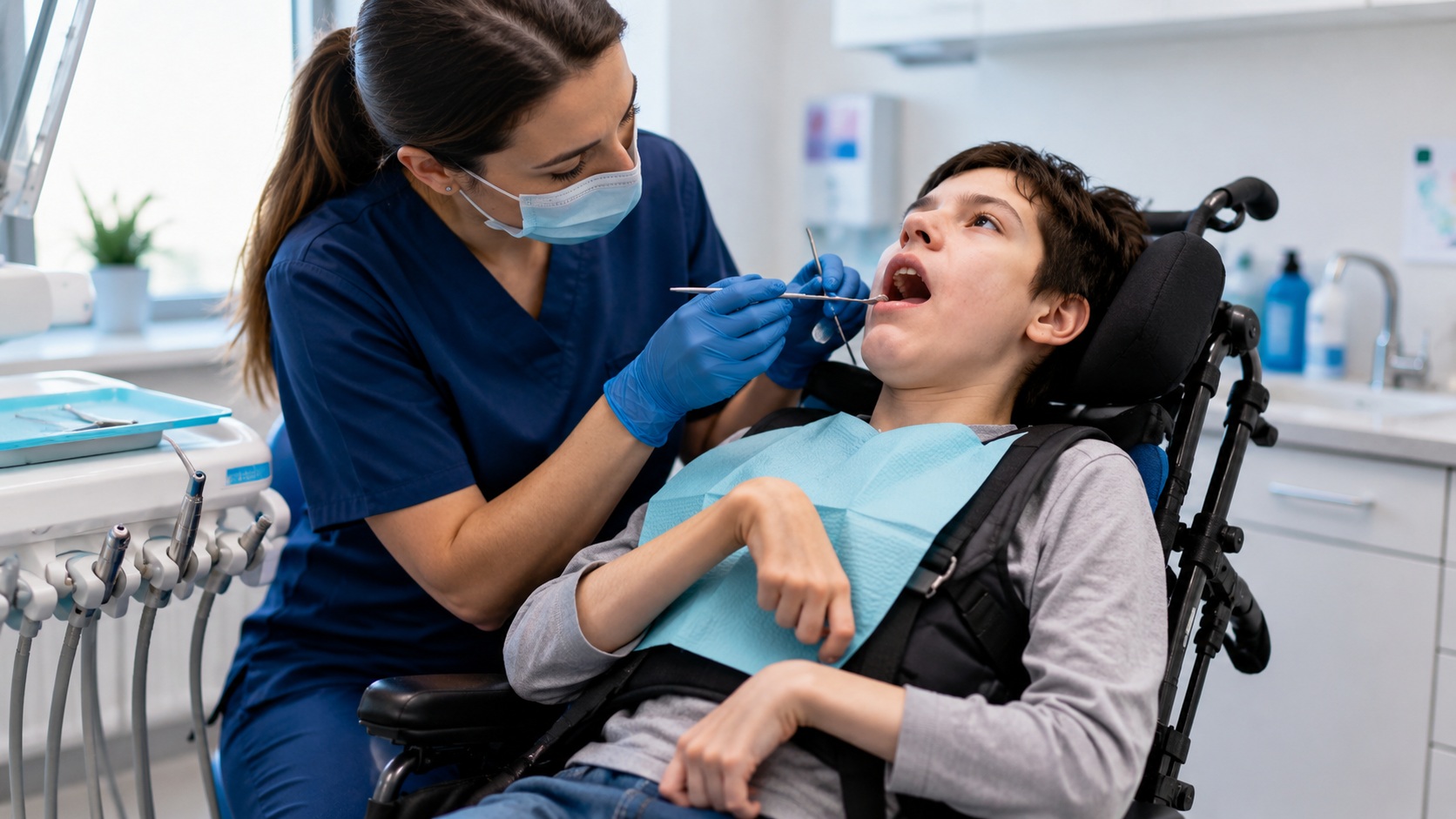 Salut bucodental en pacients amb paràlisi cerebral, atenció adaptada a cada persona
