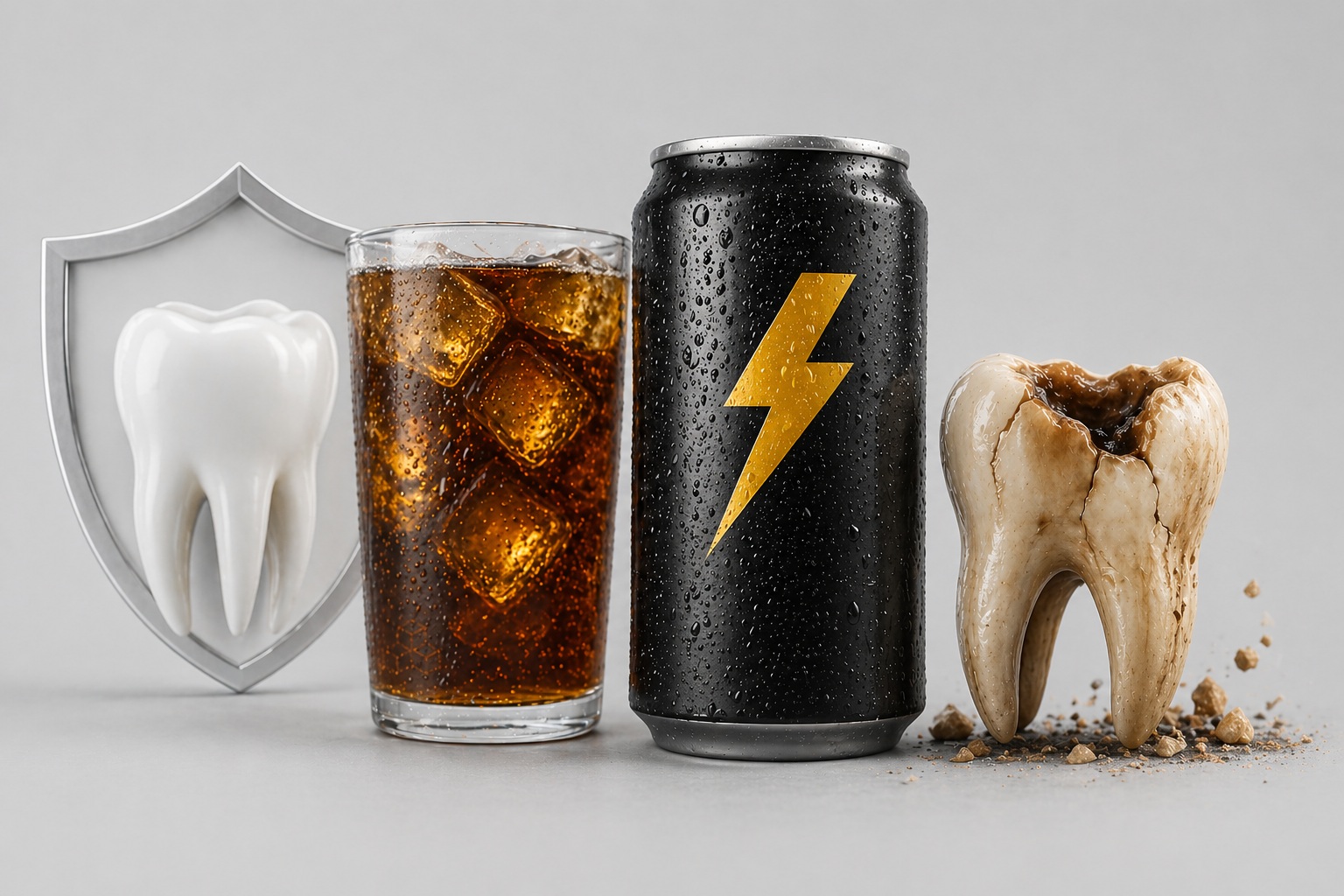 Problemes dentals associats al consum de begudes energètiques